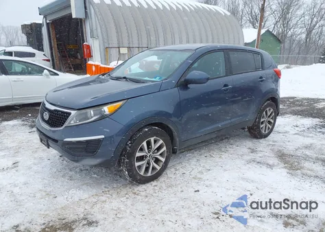 2016 Kia Sportage Lx from USA, damaged, VIN KNDPB3AC4G7857829